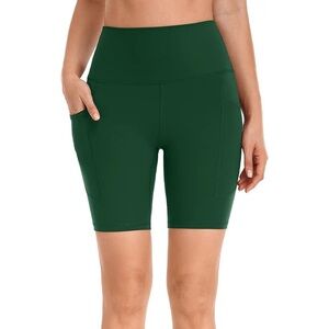 HeyNuts Essential Biker Shorts with Side Pockets for Women